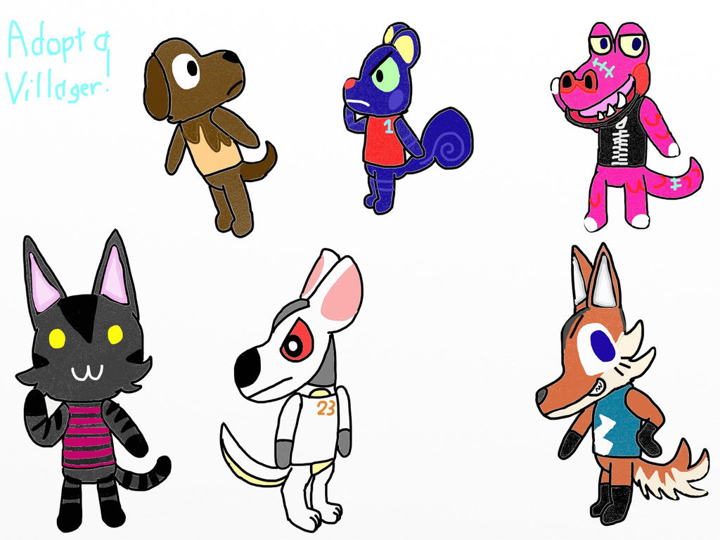 (FREE) 4/6 Animal Crossing: Villager Adoptables! by ...