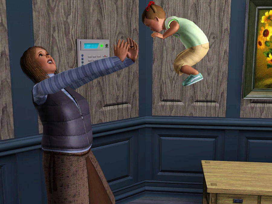 Sims 3 WTF toddler glitch by TheSimsGirl on DeviantArt