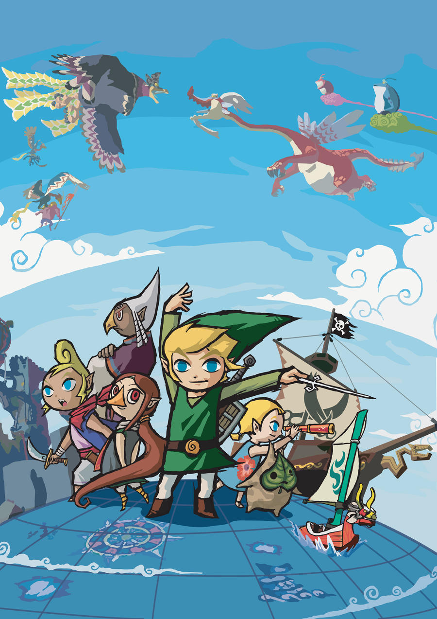 zelda the wind waker coloring pages - photo #47