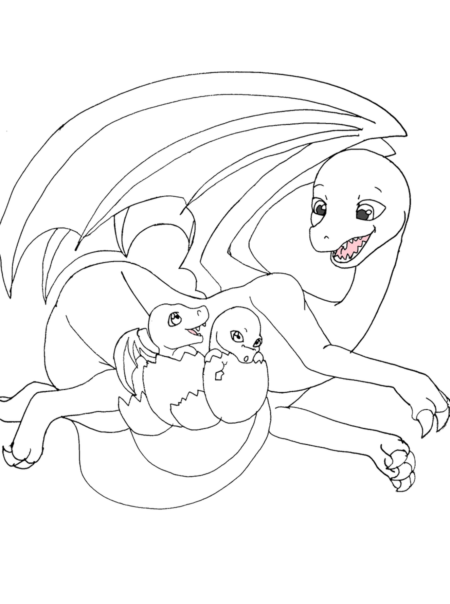 baby dragon hatching coloring pages - photo #3