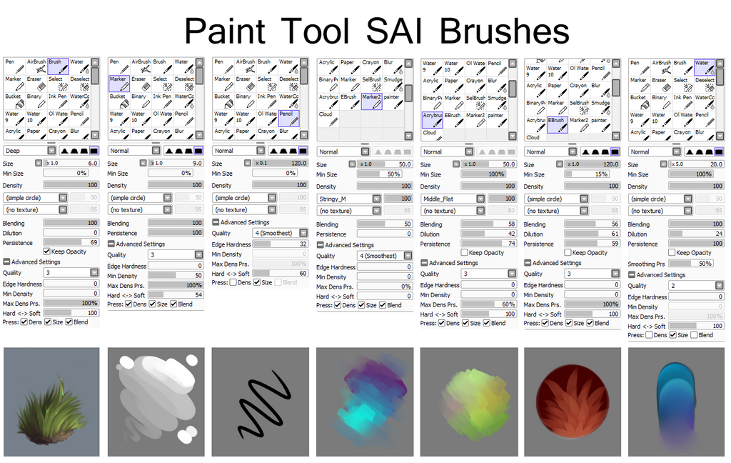 sai brushes by isihock dgpx