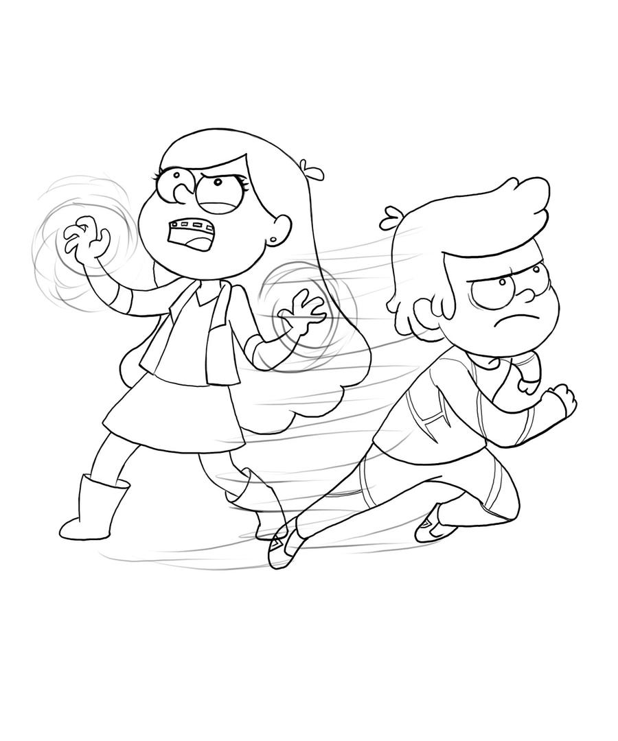 mabel and dipper coloring pages - photo #12