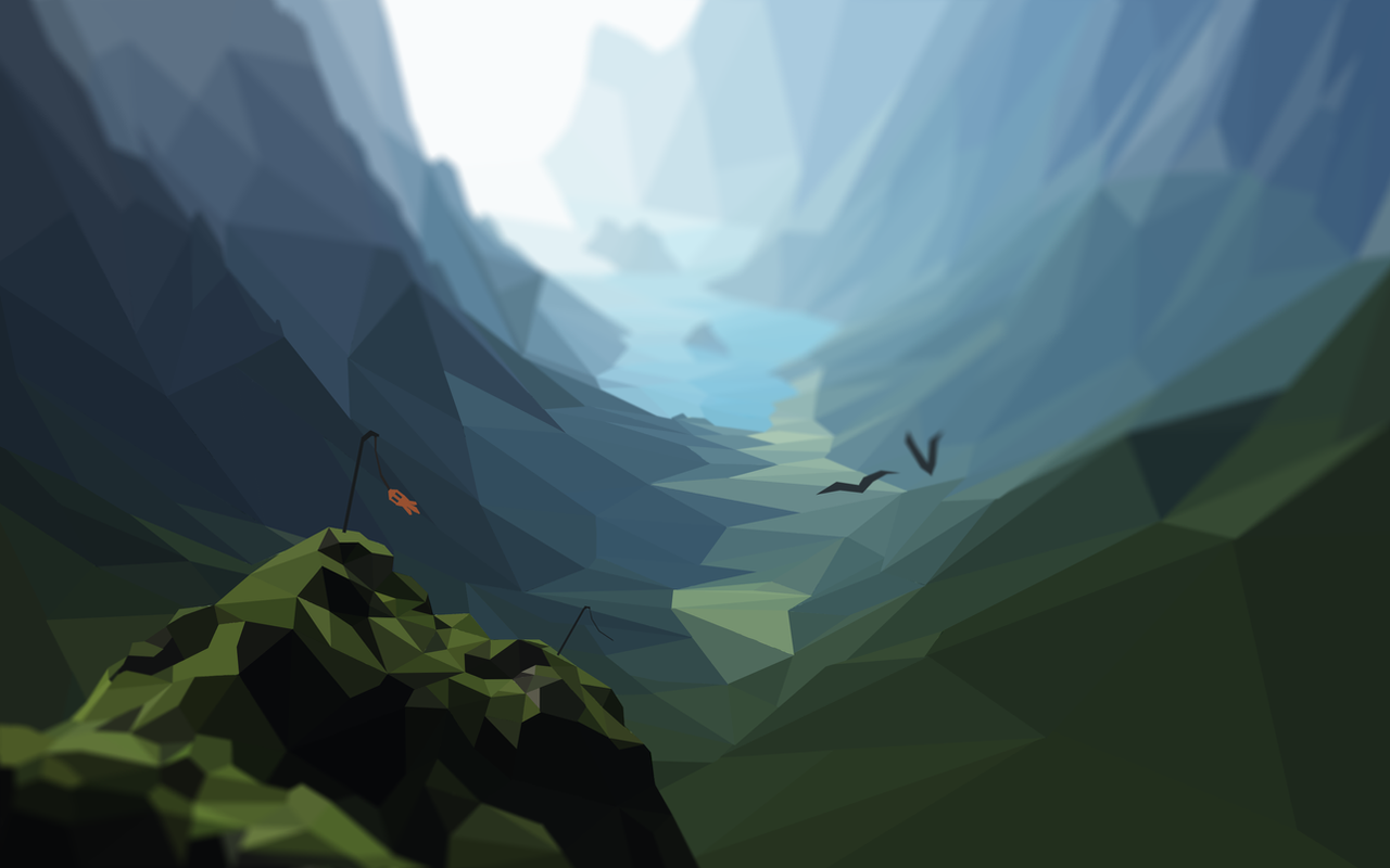Low Poly Mountains - HD by PlebMaster on DeviantArt