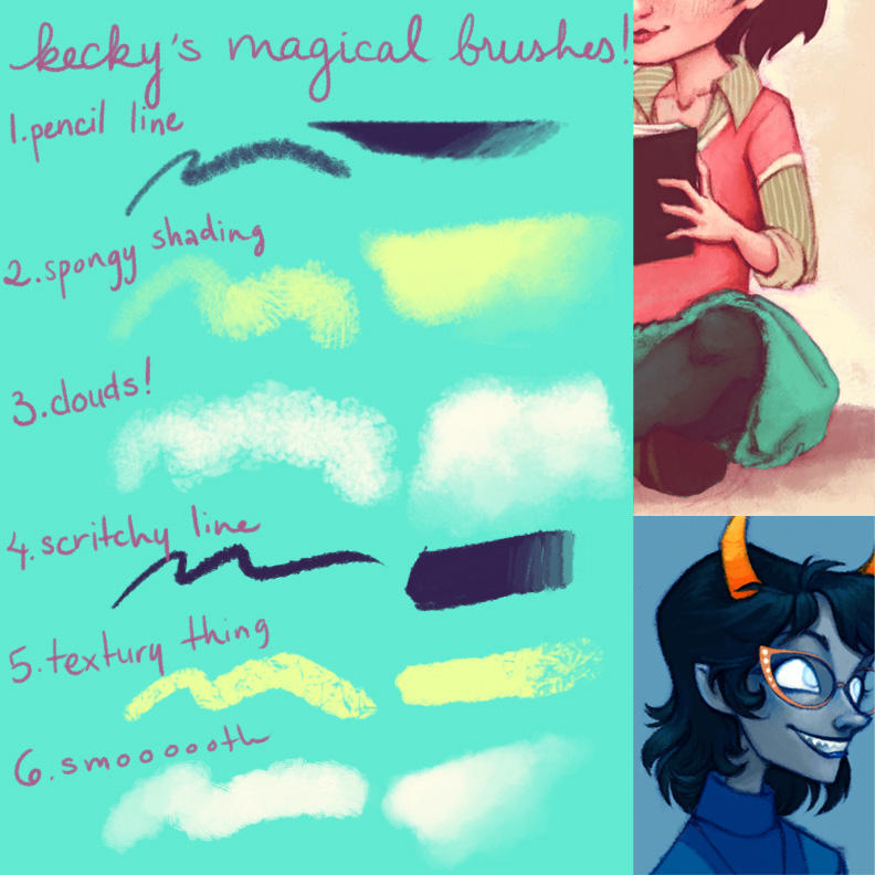 kecky's magical brushes by Kecky on DeviantArt