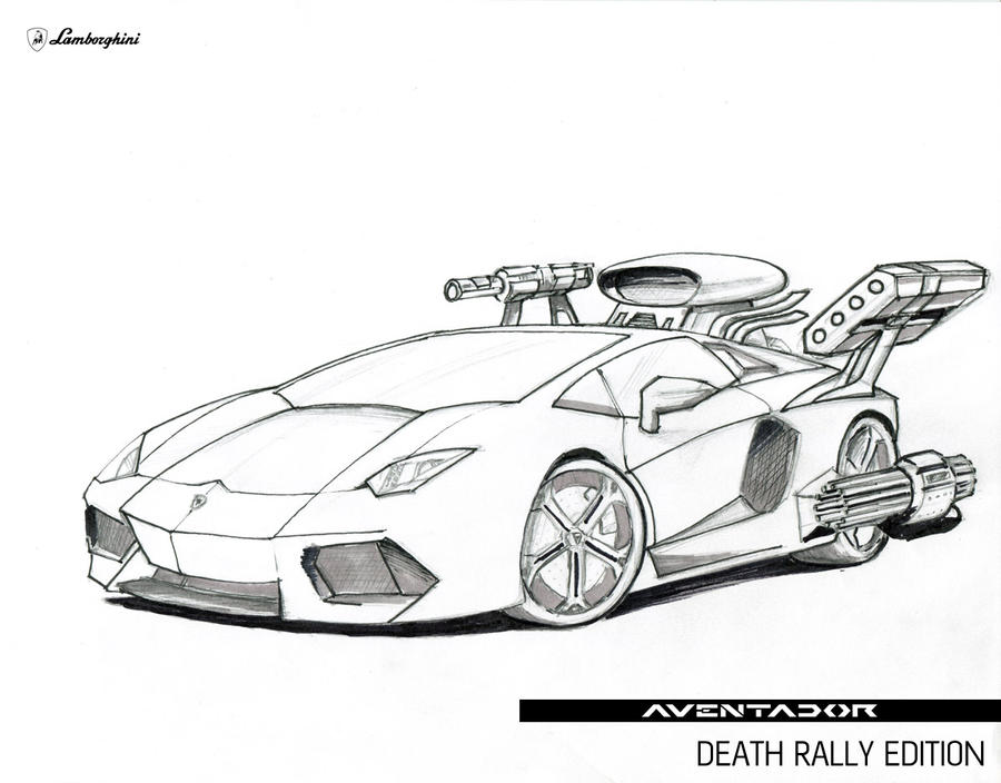 Lamborghini Aventador Death Rally Edition by morningstar3878 on DeviantArt