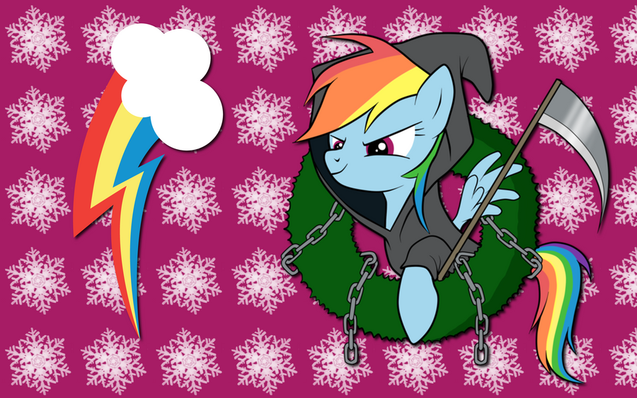 Christmas Future Rainbow Dash WP by AliceHumanSacrifice0 on DeviantArt