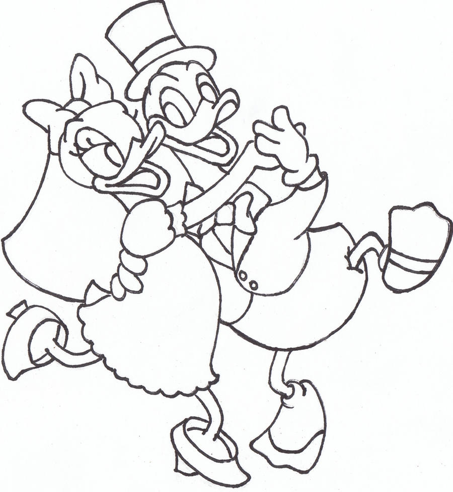 daisy and donald coloring pages - photo #16