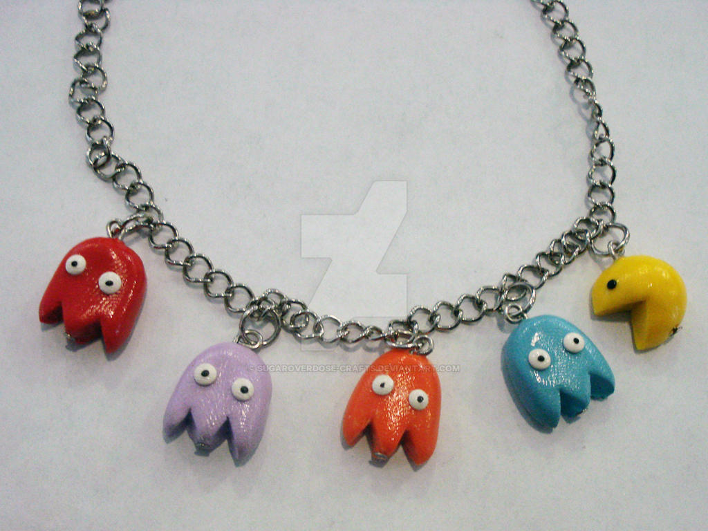 Pac-Man necklace by sugaroverdose-crafts on DeviantArt