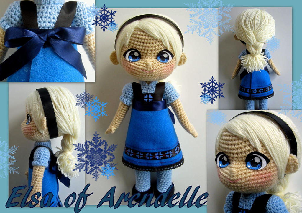 Elsa crochet toddler doll - Now with pattern! by annie-88