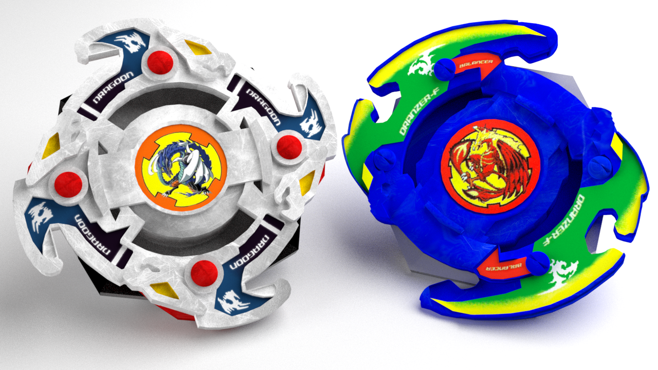 dragoon_and_dranzer___beyblade_3d_models