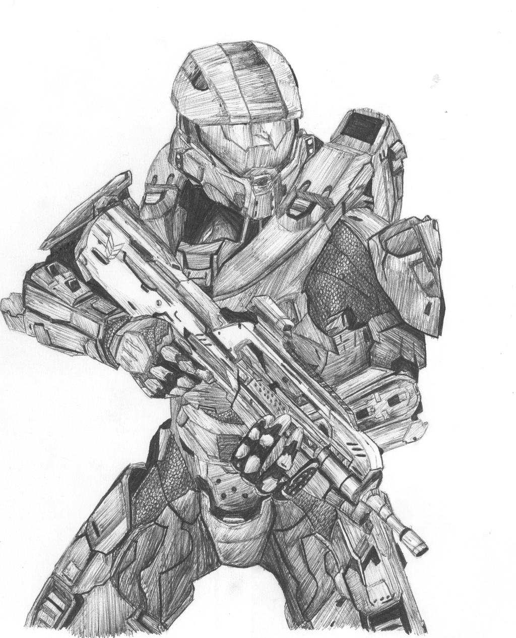 'John S117 'Master Cheif'' (Halo 4) by WolfysKitty on DeviantArt