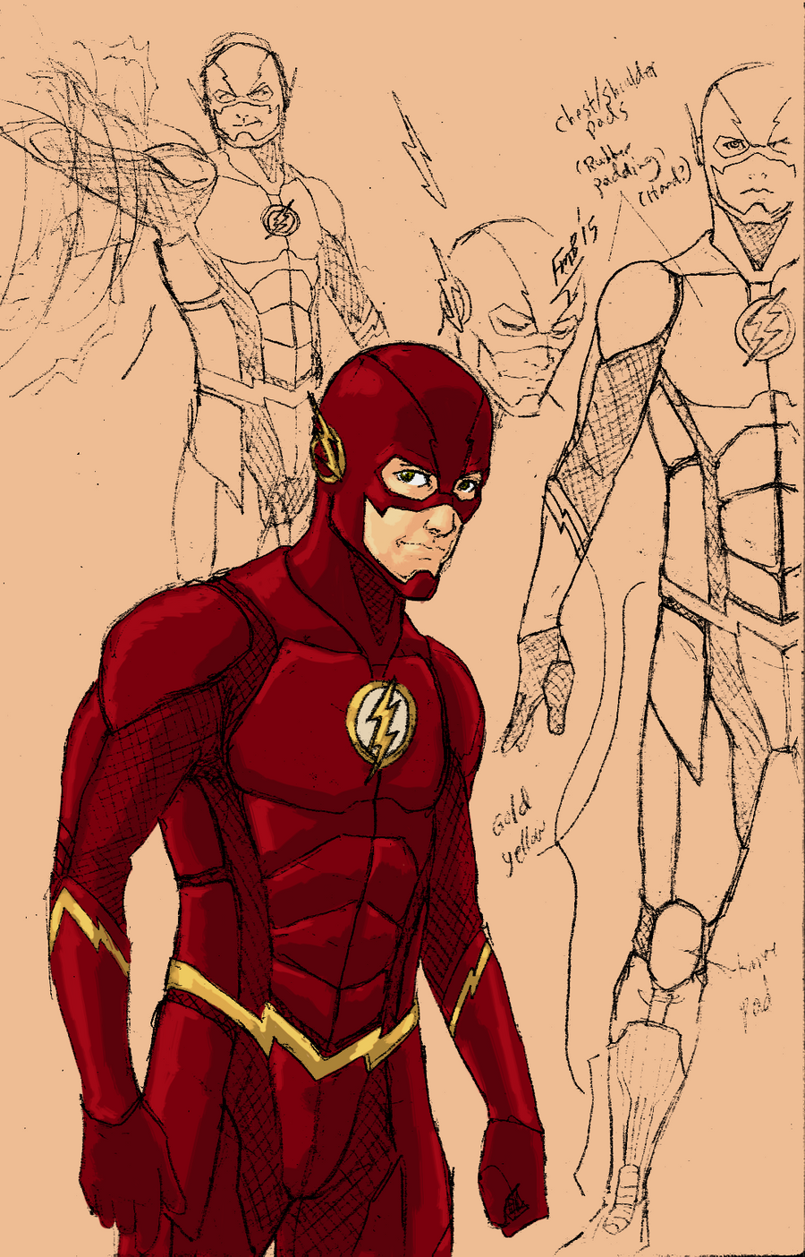 The Flash CW Redesign by kyomusha on DeviantArt