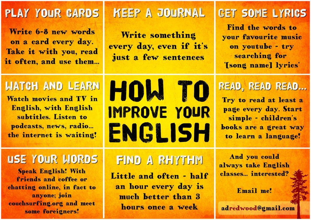 how to improve the english language skills