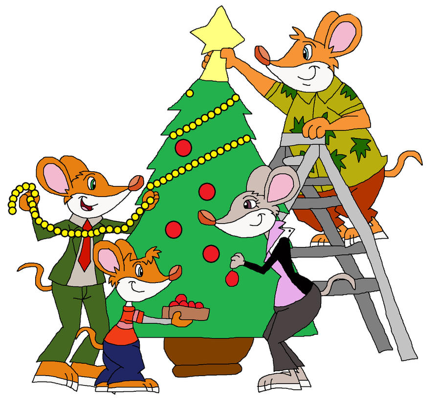 Decorating the Christmas Tree by HunterxColleen on DeviantArt