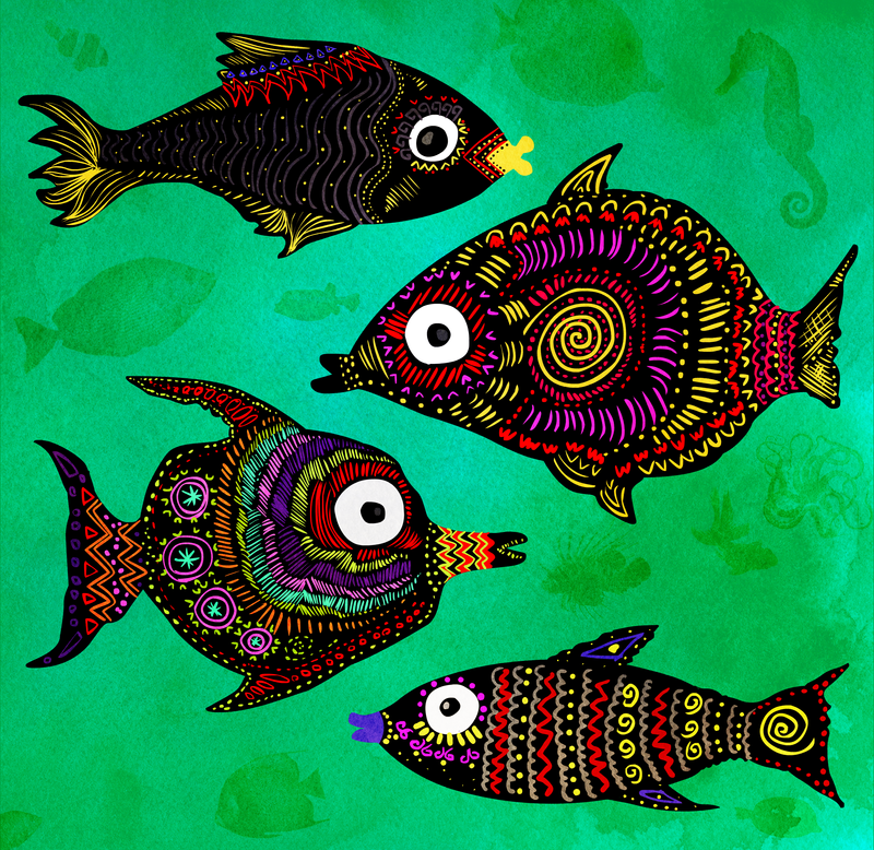 african batik  fish  by zenbolic vision on DeviantArt