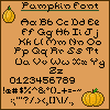Pumpkin Font by SparklyDest