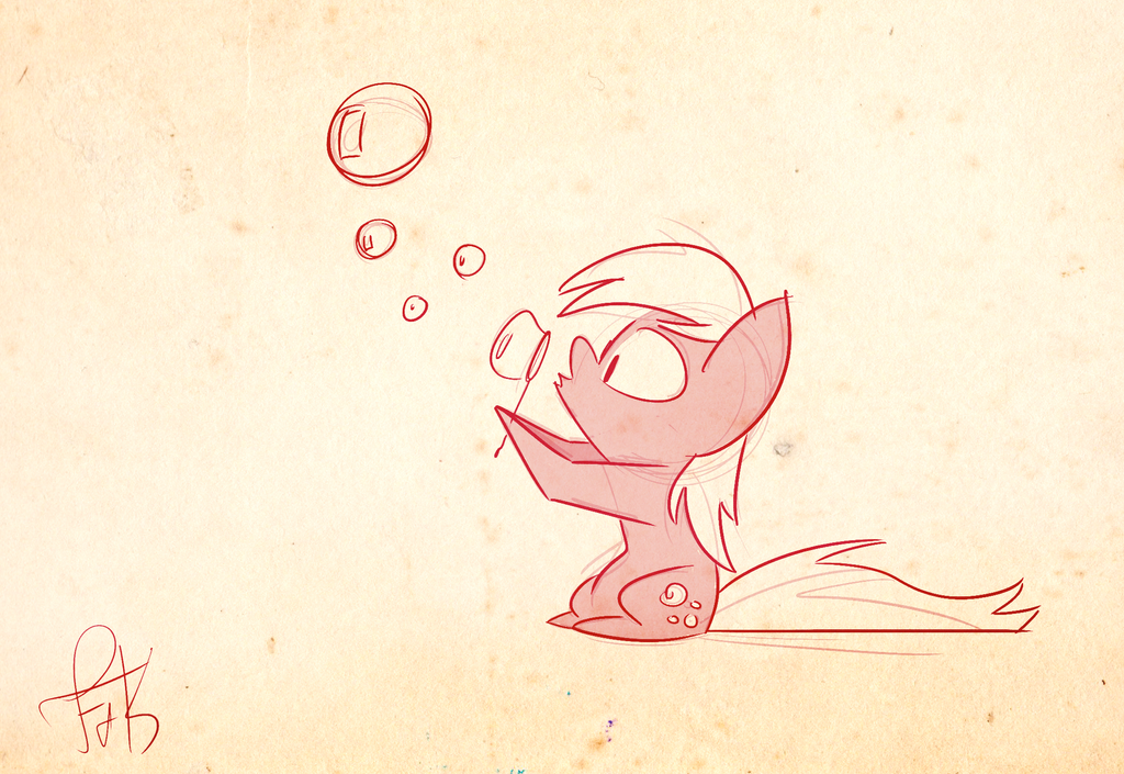 Lyra's magical diabetes inducing thread - Page 24 Blowing_bubbles_by_fluttershythekind-d98t8fm